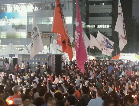 20. Корейская политика и развитие демократии - митинг